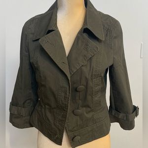 Olive Green Jacket-Size 8